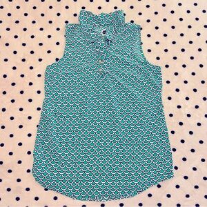 Mud Pie Patterned Blouse Size L NWT